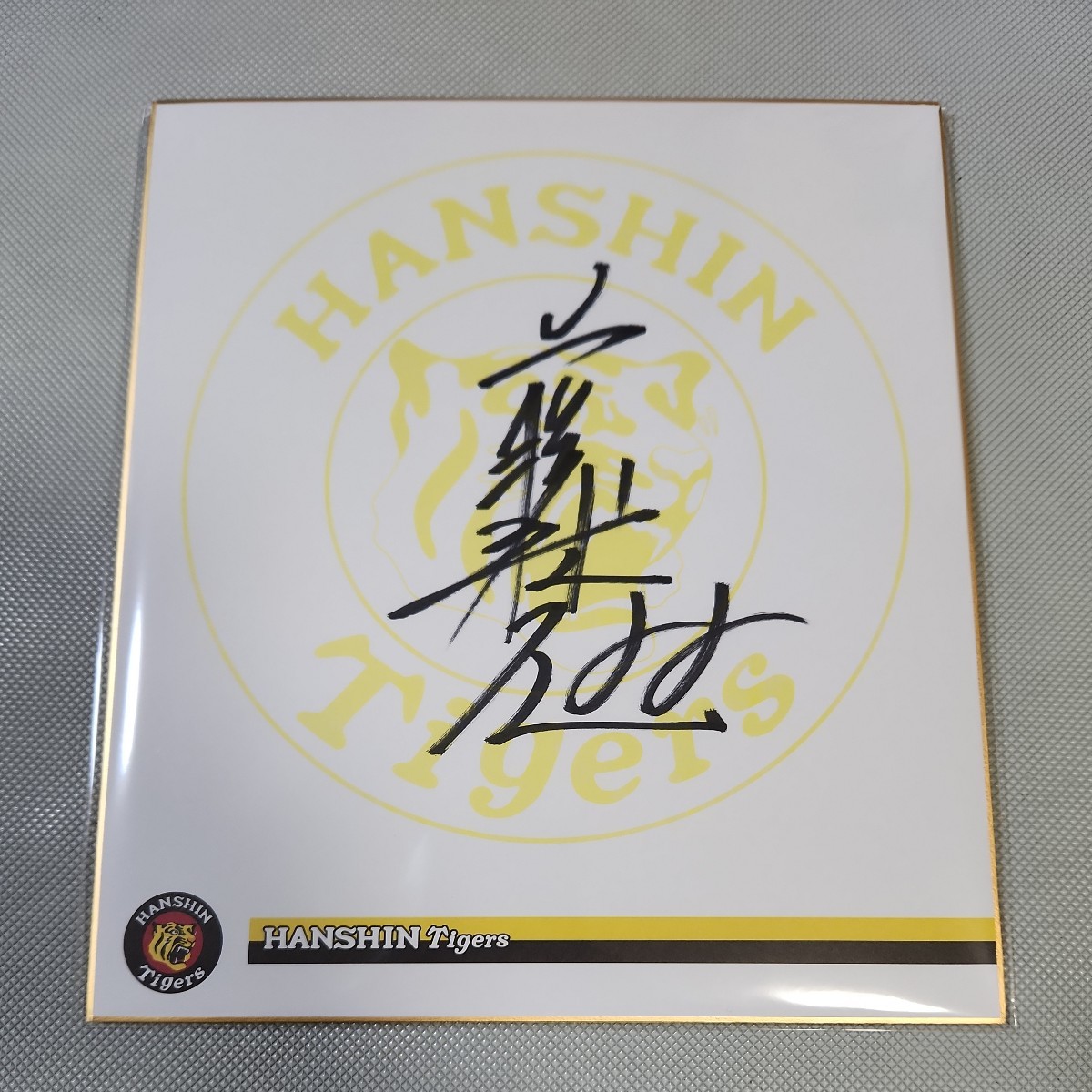 Hanshin Tigers Pitcher Fujikawa signierte Team Shikishi, nicht zum Verkauf, offizielles Team Shikishi, Baseball, Souvenir, Verwandte Waren, Zeichen