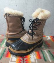 VINTAGE オールドモデル★SOREL/ソレル◇ブーツ スノーブーツ カエデマーク MADE IN CANADA カナダ製 MANITOU マニトウ_画像1