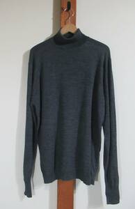 JOHN SMEDLEY/ジョンスメドレー◆ニット タートルネック タートル MERINO WOOL メリノウール MADE IN ENGLAND イギリス製