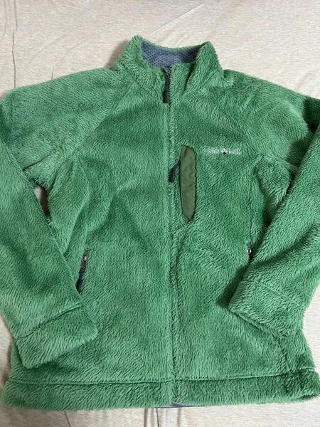 【状態良好】モンベル　クリマエアライトライニングジャケット　フリース　アウトドア　登山用品　グリーン　緑　ジャケット　