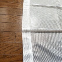 ミラーレースカーテン 2枚 アジャスターフック付 UVカット 100×176cm B柄_画像8