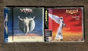 CD 2枚　VIPER ヴァイパー Theatre of Fate シアター・オブ・フェイト / ANGRA アングラ Angels Cry エンジェルズ・クライ