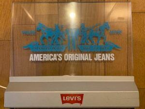 Levi's　リーバイス　看板　電飾　スタンド　非売品　ネオン