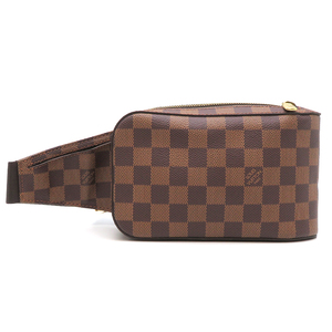 ［飯能本店］LOUIS VUITTON LV ルイ・ヴィトン ジェロニモス N51994（廃番） ボディバッグ ダミエ エベヌ レディース・メンズ DH79129