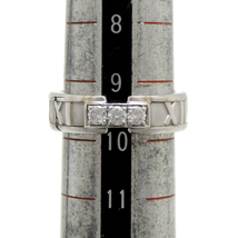 ［銀座店］TIFFANY&Co. ティファニー アトラス ダイヤモンド リング・指輪 750ホワイトゴールド 10号 レディース DH78313_画像5