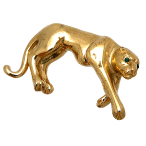 [. talent head office ]GIVENCHYji van si. Panther brooch GP lady's * men's DH79313