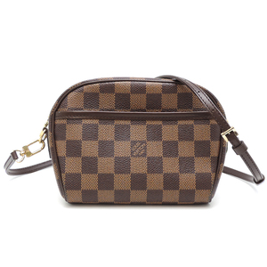 ［飯能本店］LOUIS VUITTON LV ルイ・ヴィトン ポシェット イパネマ N51296（廃番） ショルダーバッグ ダミエ エベヌ レディース DH79357