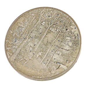 ［飯能本店］Non Brand ノンブランド 狩人の帰還 1565年 ピーテル・ブリューゲル 65.5g コイン 純銀 DH79463