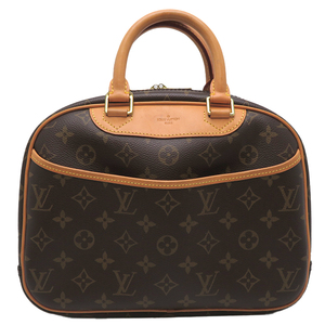 ［飯能本店］LOUIS VUITTON LV ルイ・ヴィトン トゥルーヴィル M42228(廃番) ハンドバッグ モノグラム ブラウン レディース DH79566