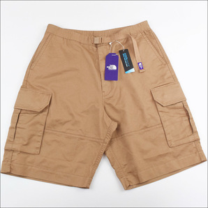 未使用 THE NORTH FACE PURPLE LABEL ノースフェイス パープルレーベル Stretch Twill Cargo Shorts カーゴ ショーツ 34 TAN NT4307Nの画像1