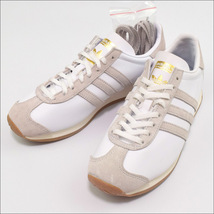 未使用 adidas アディダス COUNTRY OG カントリー OG 26cm フットウェアホワイト/コアホワイト/ゴールド スニーカー GW6237_画像1