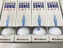 AA08820【保管品】Kasco キャスコ ゴルフボール Rockets 4piece POWER BALL/SUPER SONIC SOFT/KIRA などまとめて_画像2