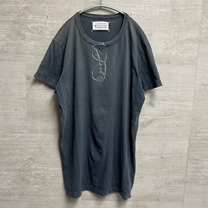 Martin Margiela マルタン・マルジェラ 騙し絵Tシャツ size46 グリーン系（画像参照）【中目黒B1】