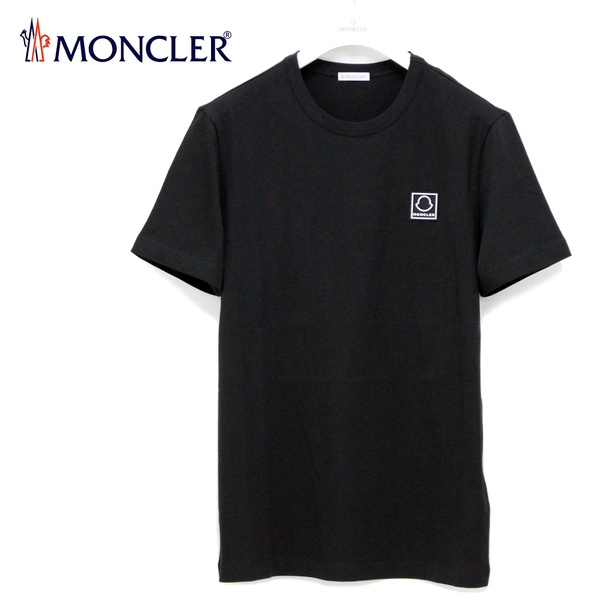 送料無料 171 MONCLER モンクレール 8C00043 8390T ブラック クルーネック 半袖 Tシャツ size M