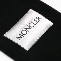 送料無料 146 MONCLER モンクレール 3C00012 595MA ブラック SCIARPA ウール マフラー_画像5