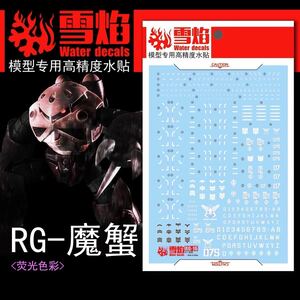 RG 1/144シャア専用ズゴック&RG 1/144量産型ズゴック専用水転写式デカール