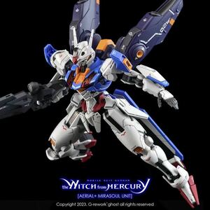 HG 1/144 GUNDAM AERIAL ガンダムエアリアル+ ミラソウル社製フライトユニット装備専用水転写式デカール