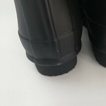 KA★1円～ 未使用 保管品 HUNTER ハンター オリジナル トールブーツ ブラック 箱付 UK6 24.5cm_画像5