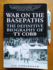 送料無料! 大リーガー タイ・カッブに関する英語洋書 「WAR ON THE BASEPATHS, THE DEFINITIVE BIOGRAPHY OF TY COBB」 356P 貴重写真掲載!