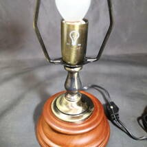 使用感なし キシマ LIGHTOP GEM-795T ガラスシェード 卓上ランプ テーブルランプ スタンドライト 照明 バラ ビンテージ 昭和レトロ _画像5