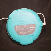 SONY ソニー CD-R/RM WALKMAN ウォークマン ポータブルCDプレーヤー D-EJ002 ブルー 水色 リモコン付 動作品 オーディオ機器_画像6