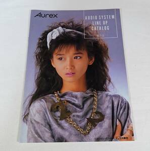 1987年　東芝　Aurex オーレックス　オーディオ　カタログ　本田美奈子