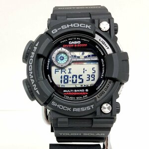 美品 G-SHOCK ジーショック CASIO カシオ 腕時計 GWF-1000-1JF FROGMAN フロッグマン ブラック 電波ソーラー【ITQ94ZSUGR2S】