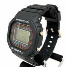 美品 G-SHOCK ジーショック CASIO カシオ 腕時計 DW-1983-1 初代復刻 10周年 豆球ライト デジタル クォーツ ブラック 【ITQKRNZK1E2E】_画像3