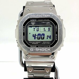 中古 G-SHOCK ジーショック CASIO カシオ 腕時計 GMW-B5000D-1 ORIGIN オリジン フルメタル シルバー 電波ソーラー 【IT59TBH7QIPC】
