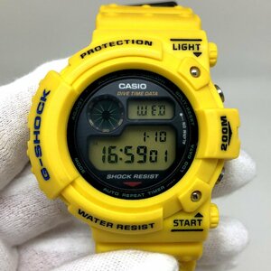 難あり G-SHOCK ジーショック CASIO カシオ 腕時計 DW-6300-9 FROGMAN フロッグマン クォーツ デジタル イエロー メンズ 【IT6JNTU15XIG】