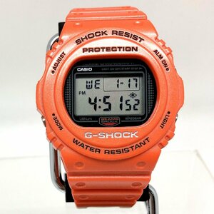 美品 G-SHOCK ジーショック CASIO カシオ 腕時計 DW-5700BE スティング ビームス BEAMS 別注 20周年 コラボ オレンジ 【ITHTGPK9F3PK】