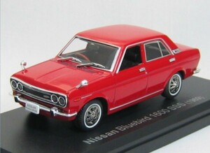 ノレブ 1/43 日産 ブルーバード 1600 SSS 1969年 国産名車コレクション アシェット 旧車 ミニカー D4