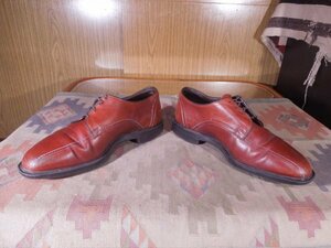 ■Allen Edmonds■ドレスシューズ茶US11EEE■29cmプレーントゥ