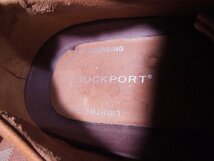 ★●ROCKPORTロックポート●プレーントゥ茶US9M●27cm_画像7