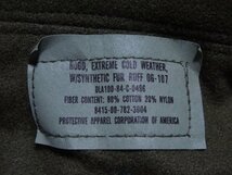 ■米軍実物■84年製M65フィールドジャッケット用防寒フードFOOD WINTER W/SYNTHETIC FUR RUFF OG-107■モッズコート_画像6