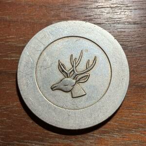 6108,,,鹿　中国古銭　アンティークコレクション　銀貨　銀幣
