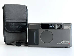 1円スタート ワンオーナー 美品 動作良好 CONTAX コンタックス T2 Carl Zeiss Sonnar コンパクトフィルムカメラ チタンブラック