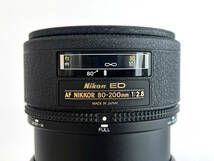1円スタート ワンオーナー 美品 Nikon ニコン AI AF Zoom-Nikkor 80-200mm f2.8D ED 望遠ズームレンズ レンズキャップ、リアキャップ付属_画像3
