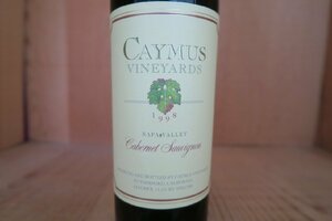 wineluvs/1998年☆★ケイマス・CAYMUS VINEYARDS・ヴィンヤーズ・カベルネ・ソーヴィニョン・ナパヴァレー☆★!!D2-8