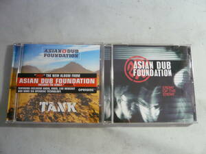 CD２枚セット☆ASIAN DUB FOUNDATION:TANK/ENEMY OF THE ENEMY☆中古