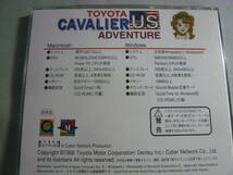 PCソフト《TOYOTA CAVALIER U.S. ADVENTURE》中古_画像3