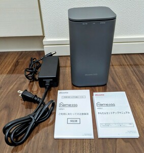 【中古】ドコモ home 5G HR01 Wi-Fi ホームルーター