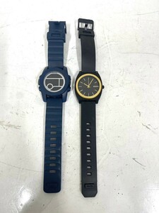 E33　NIXON　ニクソン　THE UNIT 40　MINIMAL　THE TIME TELLER　2点まとめて　まとめ売り　腕時計　動作未確認　メンズ