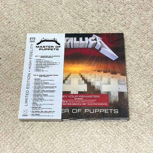 【Gold CDコレクター必見！】METALLICA / MASTER OF PUPPETS 