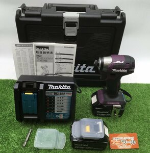 【領収書発行可】★Makita/マキタ 18v充電式インパクトドライバ TD173DGXAP[オーセンティックパープル/AuthenticPurple] [ITETS9B1RNNY]