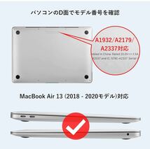 NIMASO ケース MacBook Air 13 用 2018-2020モデル M1モデル対応_画像3