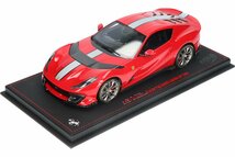 BBR P18207B1V 1/18 Ferrari 812 Competizione Rosso Corsa フェラーリレッド フェラーリ 812コンペティツィオーネ アクリルケース付き_画像4