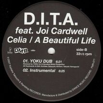 ▽D.I.T.A. Feat. Joi Cardwell//CELIA/A BEAUTIFUL LIFE【2007/JPN盤/12inch】_画像3