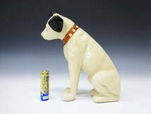 ◆(TH) 昭和レトロ雑貨 Victor ビクター犬 ニッパー 高さ 約16cm 陶器製 オブジェ 置物 企業物 ノベルティグッズ インテリア雑貨_画像2