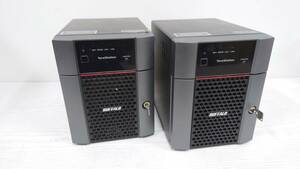 【2台セット】BUFFALO バッファロー Terastation TS3410DN0404 NAS ネットワークHDD HDD無 通電確認